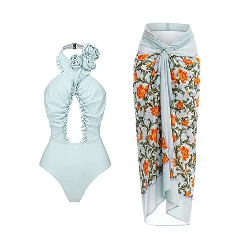 Tropical Flower Bikini Set for Women