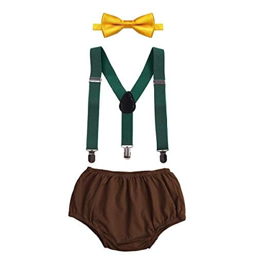 Baby Boys First Birthday Cake Smash Outfits Set