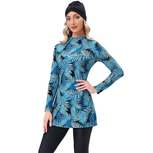 IMEKIS Women's Modest Muslim Burkini Swimwear
