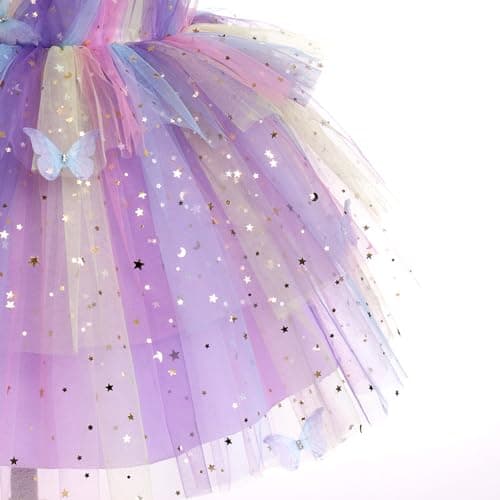 Butterfly Theme Toddler Girls Party Dress