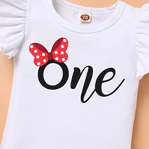 Summer Baby Girls Sunflower Mouse Outfit Set