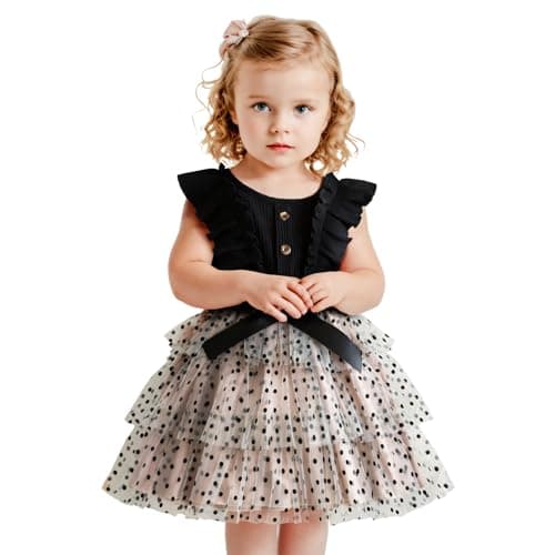 TTYAOVO Girls Flower Sleeveless Strap Dress