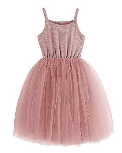 RJXDLT Infant Tutu Sundress for Baby Girls Tulle Toddler