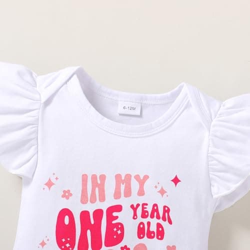 Bumble Bee Print Romper for 1st Birthday Girls