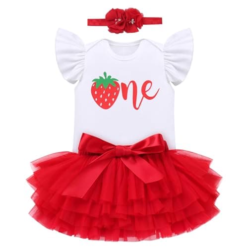 ODASDO Boho Rainbow Birthday Cake Smash Outfit Set