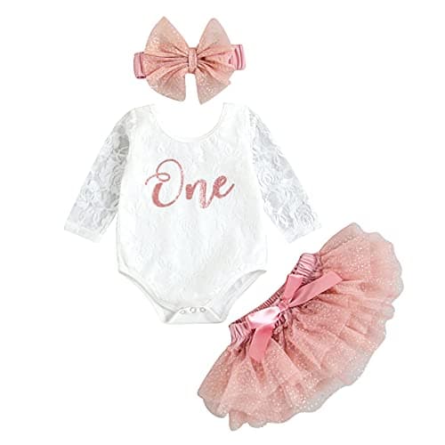 Baby Girl 1st Birthday Outfit Princess Tutu Dress