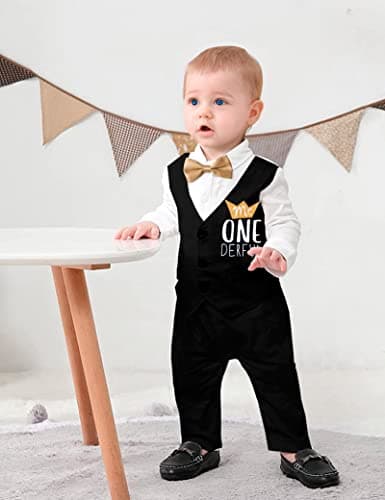 Mr One-derful Baby Boy Birthday Outfit