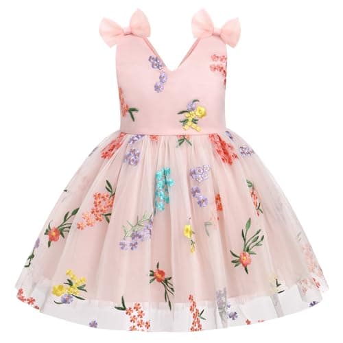 Girls Sparkle Butterfly Tulle Dress for Special Occasions