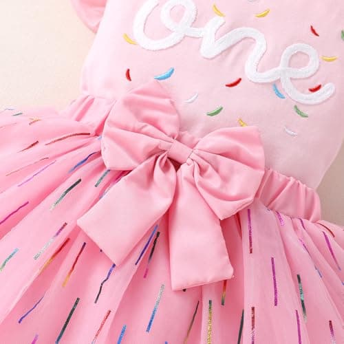 YOUNGER TREE Baby Girl 1st Birthday Outfits & Tutu Skirt with Headband