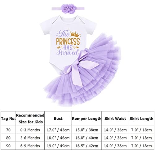 Newborn Baby Girls Princess Romper Tutu Skirt Flower Headband Set