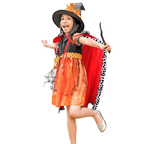 4-Pack Kids King Costume Set: Red & Blue Cape Crown Sheriff's Kids Halloween Cosplay