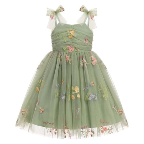 IMEKIS Toddler Birthday Princess Dress for 1-6T Photo Shoot