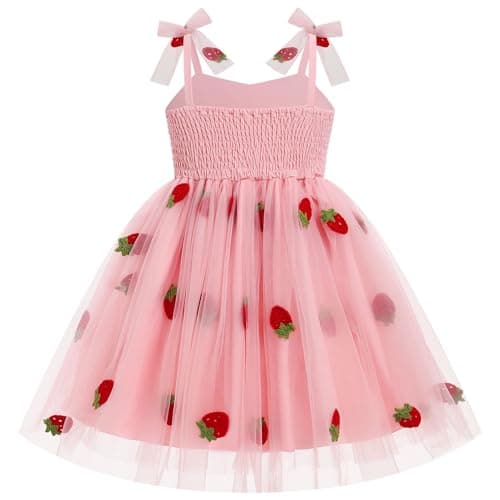 IMEKIS Toddler Birthday Princess Dress for 1-6T Photo Shoot