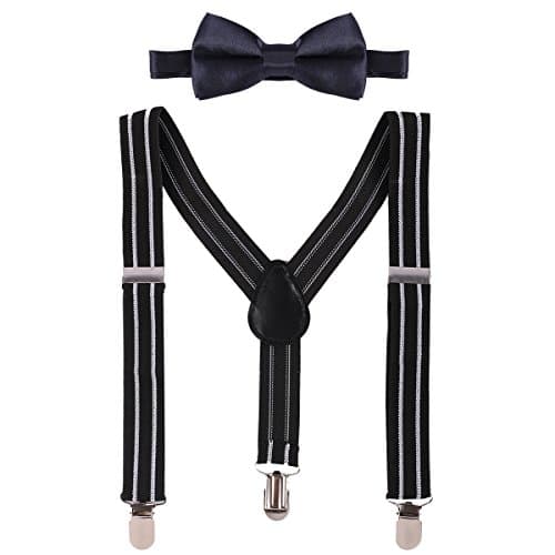 Baby Boys Suspenders and Bow Tie Set