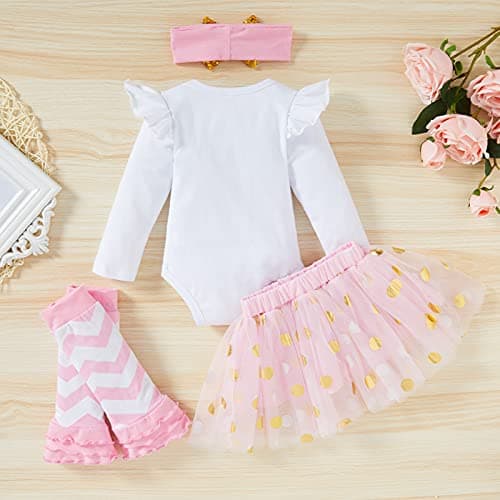 Baby Girl 1st Birthday Cake Smash Outfit Set