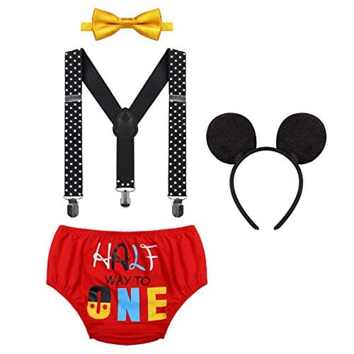 Baby Boys Birthday Cake Smash Outfit Set
