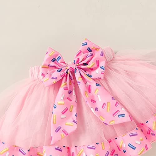 YOUNGER TREE Newborn Girls' 1st Birthday Shiny Sequin Tutu Dress