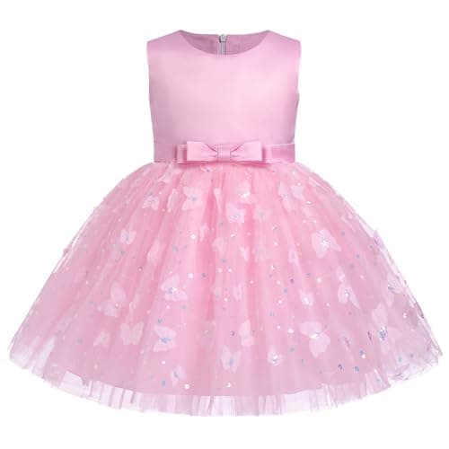 IDOPIP High-Low Tutu Dress for Girls Birthday Party Formal Wear