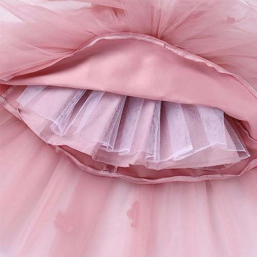 Butterfly Sleeveless High-Low Tulle Dress for Baby, Toddler, and Kids