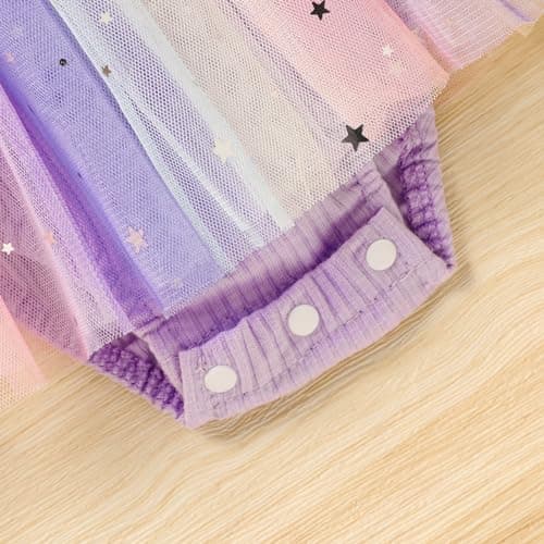 GRNSHTS Baby Girl 1st Birthday Romper & Headband for Princess Photo Shoot