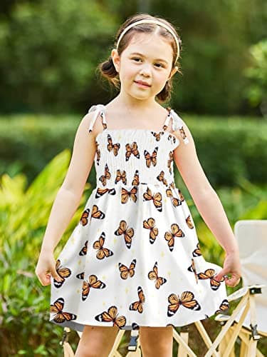 Vieille Princess Floral Summer Sundress for Toddler Girls 1-6 Years