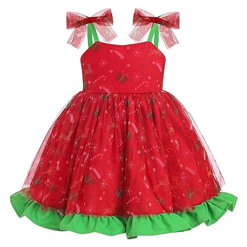 Birthday Party Dress for Baby Girls - Spaghetti Straps Tulle Tutu Princess Dress
