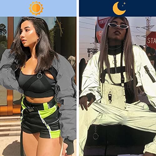 Reflective Rave Crop Top for Women