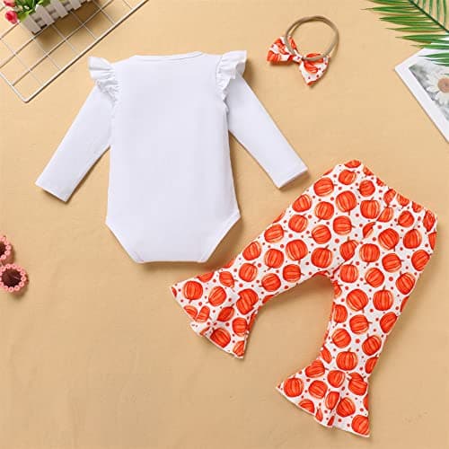Baby Girls Pumpkin Mouse 1st Birthday Outfit Set
