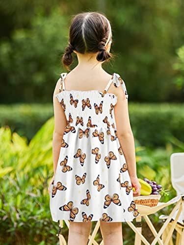 Vieille Princess Floral Summer Sundress for Toddler Girls 1-6 Years