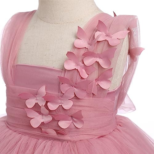 IDOPIP High-Low Tutu Dress for Girls Birthday Party Formal Wear