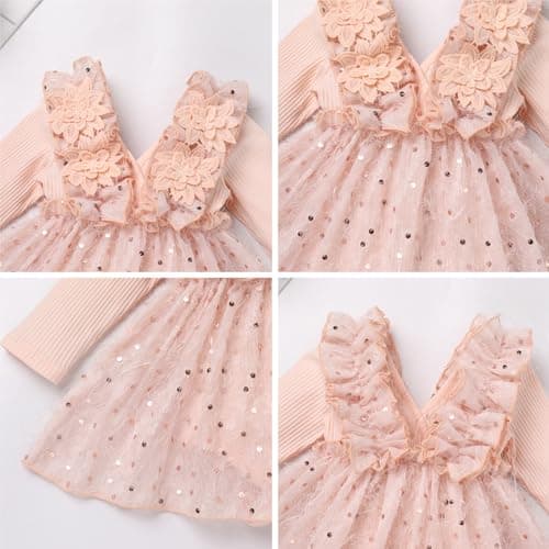 Girls 1st Birthday Snowflake Romper with Headband