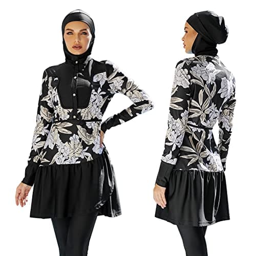 IMEKIS Women's Modest Muslim Burkini Swimwear