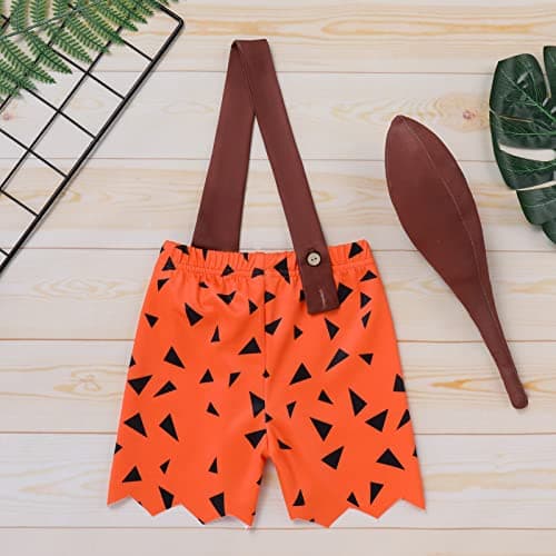 Caveman Costume for Kids - Stone Age Outfit for Boys and Girls