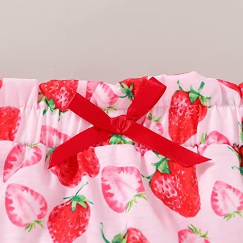 Bumble Bee Printed Romper Shorts for 1st Birthday Girls