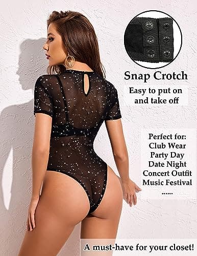 Mesh Bodysuit for Women: A Sexy and Stylish Choice for Going Out