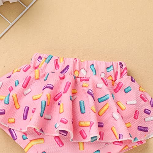 Baby Girls 1st Birthday Sunflower Peach Outfit Set