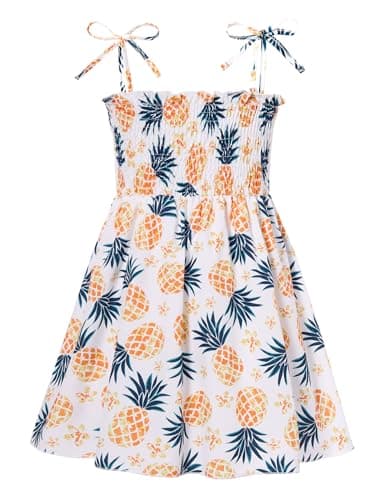 Vieille Princess Floral Summer Sundress for Toddler Girls 1-6 Years