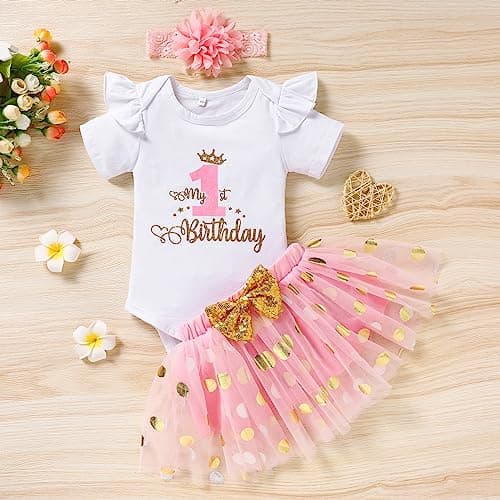 Baby Girl 1st Birthday Outfit