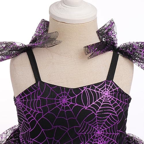 Halloween Bat Spider Costume for Toddler Girls 1-6T