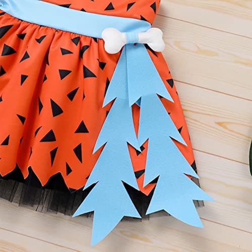 IDOPIP Kids Caveman Costume for Halloween 6M-6T