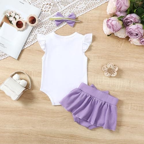 First Birthday Outfit: Floral Skirt Set for Baby Girl