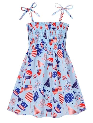 Vieille Princess Floral Summer Sundress for Toddler Girls 1-6 Years