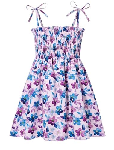 Vieille Princess Floral Summer Sundress for Toddler Girls 1-6 Years