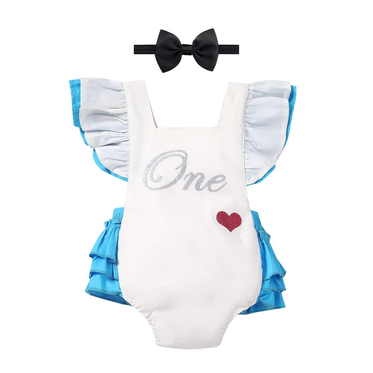 IMEKIS Baby Girl 1st Birthday Tutu Dress with Headband