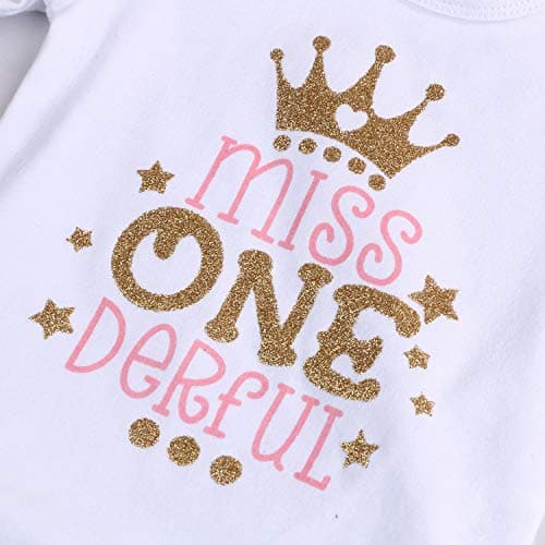 Viworld Baby Girl 1st Birthday Cake Smash Tutu Skirt Set