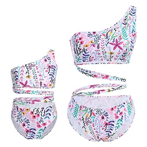 IMEKIS Mommy and Me Matching Family Swimsuits for Summer Beachwear