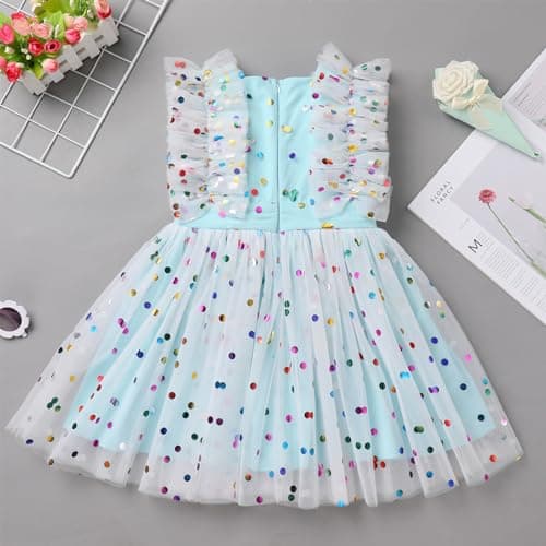 Girls Confetti Birthday Princess Dress