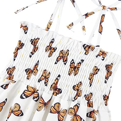Vieille Princess Floral Summer Sundress for Toddler Girls 1-6 Years