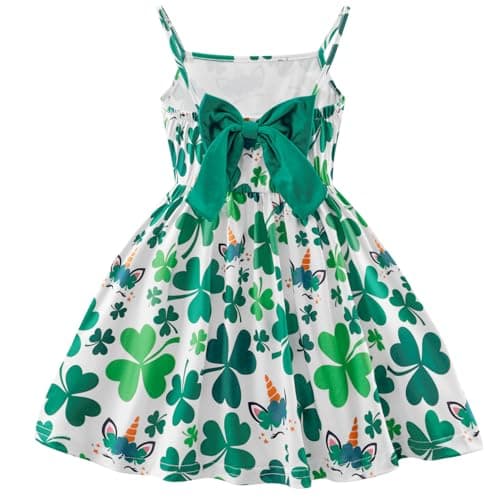 NUBEEHOHO Toddler Dinosaur Backless Sundress for Birthday Beach