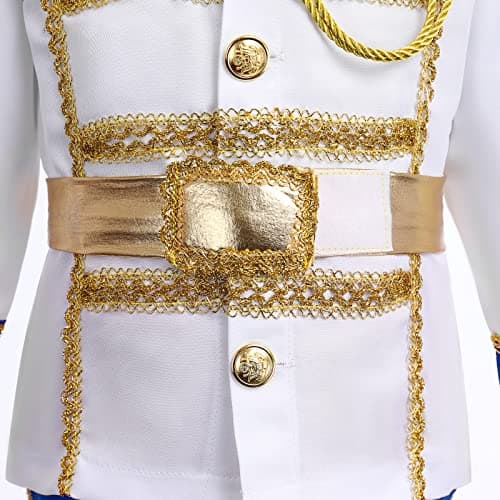 IWEMEK Boys Medieval Prince Costume for Toddlers - Royal Cosplay Party and Halloween Outfit